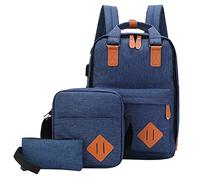 OBASDFD Sac À Dos Tendance Et Décontracté For Femme, Élégant Imperméable, Bandoulière Petit De Voyage(Blue)