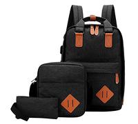 OBASDFD Sac À Dos Tendance Et Décontracté For Femme, Élégant Imperméable, Bandoulière Petit De Voyage(Black)