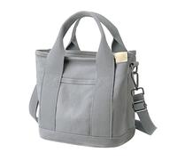 OBASDFD Sacoche Élégante For Femme - Sac Fourre-tout Léger À Bandoulière, Main Décontracté(Grey)