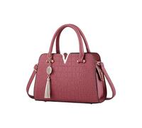 OBASDFD Trendy Ladies' Fish Pattern Shoulder Bag, Women's European Style Casual Versatile Crossbody Handbag(Hot Pink)