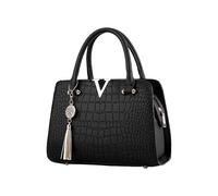 OBASDFD Trendy Ladies' Fish Pattern Shoulder Bag, Women's European Style Casual Versatile Crossbody Handbag(Black)