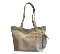 OBASDFD Women's Canvas Tote Bags With Zipper Cute Hobo Handbags Clutch Purses With Closure Casual Daily Bag(Khaki)