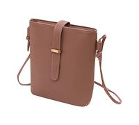 OBASDFD Women's Canvas Tote Bags With Zipper,Small Quilted Crossbody for Women,Carry Options for Work and Daily Use(Coffee)