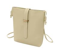 OBASDFD Women's Canvas Tote Bags With Zipper, Small Quilted Crossbody For Women, Carry Options For Work And Daily Use(Khaki)