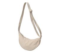OBASDFD Women's Nylon Simple Design Shoulder Bag,Dumpling & Armpit Crossbody(White)