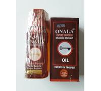 OBBBeauté Duo Parfum et Huile Spirituels Onalia Clé Porte Ouverte, Unisexe, Floral, Liquide, Verre, Parfum 150ml et Huile 110ml