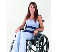 Obbocare Ceinture abdominale pour fixation de tronc en fauteuil roulant Ceinture de fixation avec fermeture avec clip et réglage rapide. Anti-chute. Taille 1
