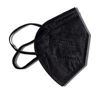 Obbocare - Masques FFP2 à 5 couches. Masque FFP2 homologué avec certificat CE. Emballé individuellement. Fabriqué en Espagne. La couleur noire. Boîte de 20 Unités