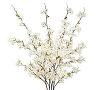 obbsie Fleurs de Cerisier artificielles (Blanc)