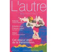 Obcur objet de la transmission - Marie Rose Moro - Pensee Sauvage - broché - Revue