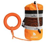 Obcursco Sacs de Sauvetage Aquatique avec Corde réfléchissante de 29,9 m, Sac Flottant pour Kayak, Bateau en Eau vive, Rafting, pêche sur Glace, Natation