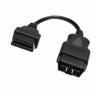 Adapter-Universe Câble d'extension OBD II mâle vers femelle 20 cm 16 broches