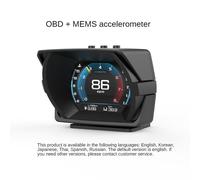 Obd Hud Jauge Head-Up Display Racing,Full Lcd Tingprada Board,Gps Speed Inclinometer,A450 Car Accessrespiration - Type Om