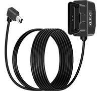 Obd Stromkabel Für Dash Camera,Obd2 Zu 90 Degrees Usb Mini Adapter Hardwire Ladekabel Mit Schalter Taste 24 Stunden Überwachung Und Acc 2 Modus 12-24 V Zu 5v/3a (3.5/11.5ft)