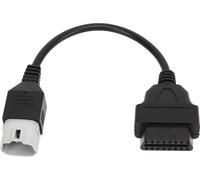 OBD2 - Câble 6 broches OBDII test de diagnostic connecteur adaptateur de remplacement pour Suzuki moto