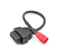 OBD2 Câble connecteur scanner adapté pour moto 16 broches vers 6 broches adaptateur de diagnostic complet connecteur câble scanner outil de diagnostic moto outil de câble OBD2 Scanner de code d'erreur