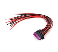 OBD2 Câble de connexion OBD-II femelle Câble de diagnostic Adaptateur 16 broches mâle avec ouverture femelle pour adaptateur d'extension