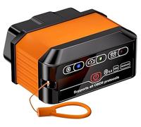 OBD2 Diagnostic Auto OBD, Adapter de Diagnostic OBD2 Bluetooth 5.2 pour Voiture, Valise Diagnostic Français Voiture Multimarque pour iOS Android, Lecteur Code Moteur avec Systèmes Diagnostique Complet