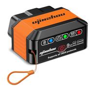 OBD2 Diagnostic Auto OBD Bluetooth 5.2: Valise Diagnostic Français Voiture Multimarque pour iOS Android - OBDII Scanner Sans Fil avec Test - Lecteur Code Moteur avec Systèmes Diagnostique Complets