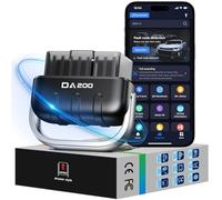 OBD2 Scanner, Bluetooth Valise Diagnostic Auto français, Inspection du Moteur, Test des Émissions d'Échappement, Guide d'entretien IA et Rapport PDF, Compatible avec iOS et Android