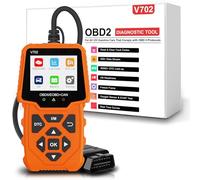 OBD2 Scanner Car Code Reader Plug and Play Support Tension Test Can Diagnostic Scan Tool Lire et supprimer Les Codes d'erreur du Moteur pour Tous Les véhicules du protocole OBDII Depuis 1996 (Orange)