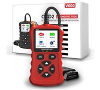 OBD2 Scanner Code Reader Dispositif de Diagnostic Automatique, Lecteur Automatique de Code d'erreur pour Tous Les véhicules OBD II/EOBD Outil de Diagnostic avec Lecture de mémoire d'erreur, Rouge
