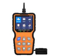 OBD2 Valise Diagnostic Auto Valise Voiture, Bwaliffury Lecteur de Code d'erreur de Moteur, Universel Valise Diagnostique Auto Multimarque, Fonctions Complètes,Valise Effacer Defaut Voiture (Orange)