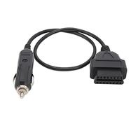 OBD2 Véhicule ECU Câble d'alimentation d'urgence ECU 12V avec une voiture de cigarette à l'adaptateur de câble de connecteur OBD