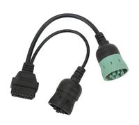 OBDII 6Pin 9Pin Cable,9 Pin to OBD2 Interface Cable,OBDII Y Splitter Scanner Cable,OBD2 Truck Cable,OBDII Splitter Y Cable,OBDII Adapter Cable