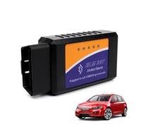 OBDII Bluetooth Valise Diagnostic Auto,Diagnostic Voiture Essuie Codes Moteur,Effacement Codes Erreurs en 4 Min Compatible pour Véhicules >2003 pour Android iOS Support Français Con Manuel