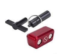 OBDII Verrouillage Voiture Antivol Protection - En forme de S Double Rainure Cylindre Arrêt Non Autorisé Pour Accès Non Autorisé - Compatible avec 90% Véhicules OBD Port Cover Rouge