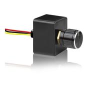 Obeaming Variateur de variateur 12V PWM 5A LED interrupteur rotatif pour camping-car, bateau, camion, caravane, remorque lampe, DC 12V dimmable, lumières de bande LED unie