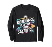 Obedience is Better Than Sacrifice Bible des Motivations - Manche Longue