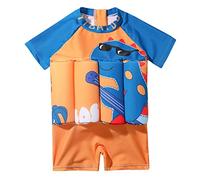OBEEII Enfants Bébé Combinaison Flottante Maillot de Bain Une Pièce avec Flotteurs Ajustables Été Costume pour Natation Débutant Garçons Filles m21 18-24 Months