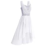 OBEEII Robe de Danse Latine Costume de Danse Latine Robe de Danse Sexy Vêtements de Costume de Danse pour Femme Costume de Danse de Salon Tenue de Danse Tango Cha Cha Blanc B L