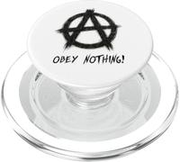 Obéir à Rien, Punks, Punk-Rock, Anarchie PopSockets PopGrip pour MagSafe