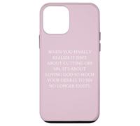 Obéissance Quand Vous réalisez Enfin qu'il s'agit d'aimer Dieu Coque pour iPhone 12 Mini