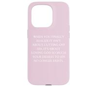 Obéissance Quand Vous réalisez Enfin qu'il s'agit d'aimer Dieu Coque pour iPhone 15 Pro