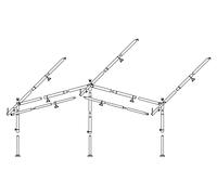 Obelink armature auvent acier 25 mm taille 8 - 10