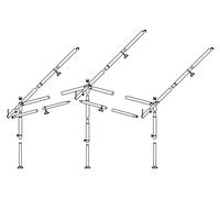 Obelink armature auvent acier 28 mm taille 2 - 7