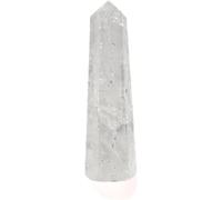 Obélisque de cristal de guérison énergisé Prajet, environ 8,9 cm. Crayon de cristal naturel, obélisque de guérison, pour grille énergétique, correction Vastu, protection (Clear Quartz)