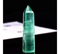 Obélisque en Cristal de Quartz Fluorite Vert Naturel, 70 à 80 mm, Pointe en Pierre précieuse