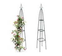 relaxdays 2x support pour plantes grimpantes