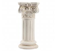 Obelunrp 15.75 Piédestal de Colonne Romaine sculpté à la Main, piliers de Mariage Classiques et Support Plantes, décoration la Maison