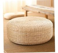 Obelunrp Coussin de Sol Tatami tissé Naturel, Coussins de Sol 16 Pouces pour siège méditation Bouddha Assis, Coussins Confortables pour Le Salon des Adultes, Utilisation en Cuisine