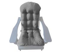 Obelunrp Coussins de Chaise à Bascule Dossier Haut en intérieur, Coussins de Chaise Planeur Non Glissant, Remplacement Bascule Plancher épaissis à l'épreuve des éclabous