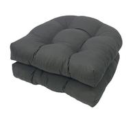 Obelunrp Coussins de Chaise de Jardin, 2pcs 19 Pouces Coussins de Chaise de Jardin Doux, Coussinets de Chaise en Osier Doux, Coussinet de siège de Meubles à Manger, Coussinets de Tapis de Sol Tatami