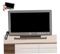 Obelunrp Dollhouse Furniture, 1:12 Scale Toy TV, Sauvekelike Dollhouse TV avec télécommande, 3, 4x2.2x0, 7 Pouces Accessoires Miniatures en résine pour Les Enfants, Meubles, décoration de Noël