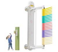 Obelunrp Entraîneur à Saut Vertical, 9,8 Pouces Testeur de Saut Vertical pour Enfants, Outil de Mesure de Saut Vertical Mural pour la Maternelle à la Maison