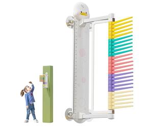 Obelunrp Entraîneur à Saut Vertical, 9,8 Pouces Testeur de Saut Vertical pour Enfants, Outil de Mesure de Saut Vertical Mural pour la Maternelle à la Maison